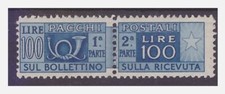 PACCHI POSTALI  RUOTA  1946 -