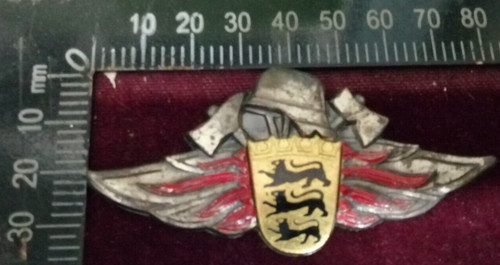 Medaglia spilla fregio vigili - spilla,