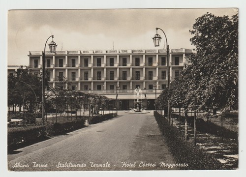 Abano terme padova cartolina - abano,