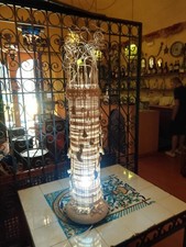 Lampada Da Tavolo In Pietra Leccese