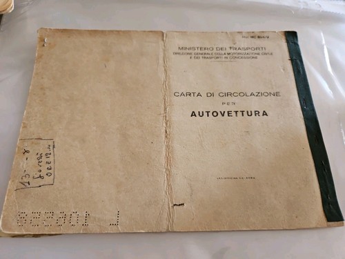 Carta circolazione epoca - carta, di