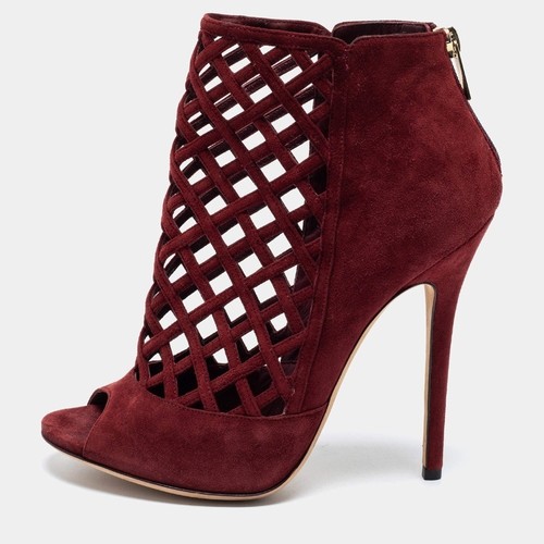 Jimmy choo claret - choo, scamosciato