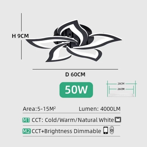 Lampadario led fiore