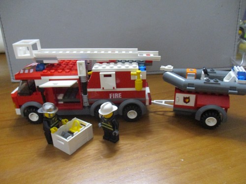 Lego city 7239 fire - 7239, truck