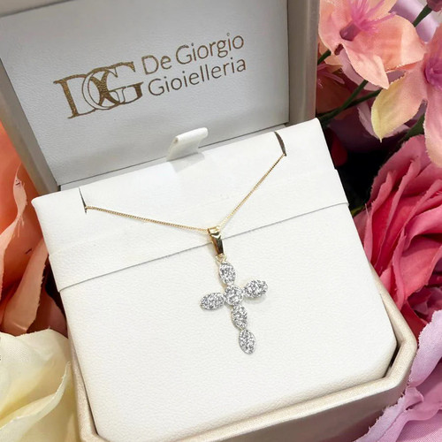 Ciondolo croce donna con - da,