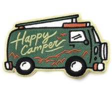 Toppa happy camper - happy, (4")