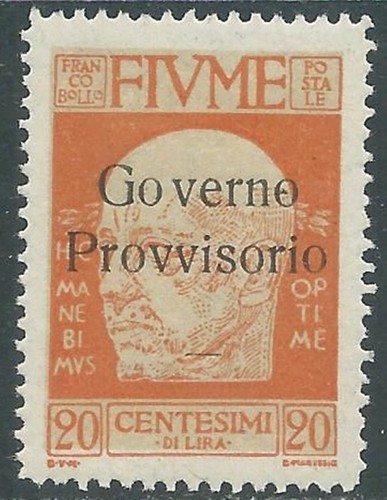 1921 fiume governo provvisorio - 1921,