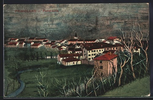 Cartolina primolano panorama - cartolina,