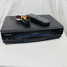 Videoregistratore Panasonic Omnivision PV-V4020 4 testine con telecomando e cavi AV testato, leggere