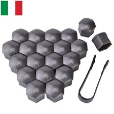 Kit 20 Copribulloni Tappi Dadi per Audi A1 A3 A4 A5 A6 A7 Q2 Q3 Q5 Grigi Lucidi