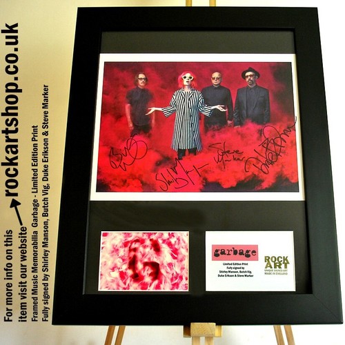 Garbage signed shirley - garbage,