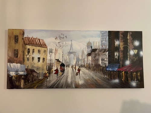 Quadro con pittura viale