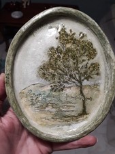 FORMELLA ANTICA DIPINTA FATTA