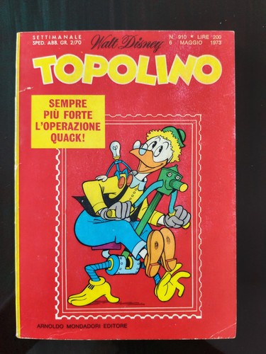 Topolino 910 con bollini - topolino,