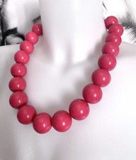 ? COLLANA COLLIER GIROCOLLO VINTAGE BIJOUX RESINA CINZIA ESSE ITALY