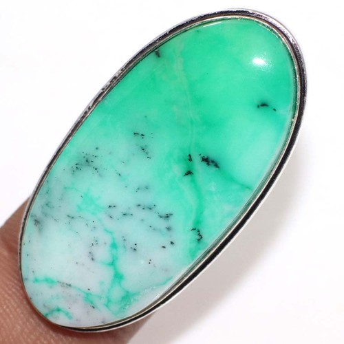 Anello dendritico blu - anello,