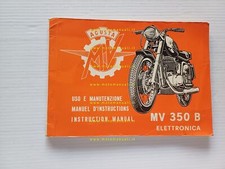 MV Agusta 350 B Sport - Turismo Elettronica 1972 manuale uso libretto originale
