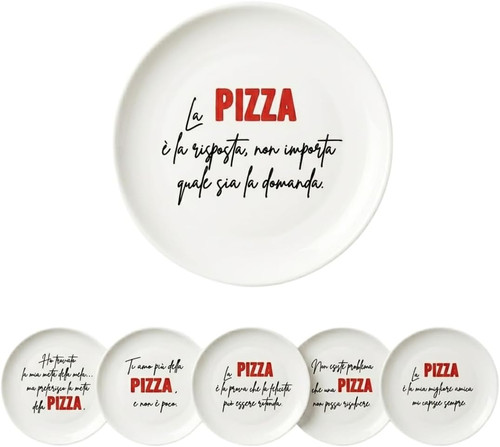 Set piatti per pizza grandi - set,