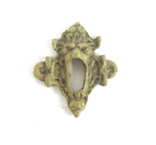 15 BOCCHETTE PER SERRATURE MOBILI ANTICHI BRONZO DORATO VECCHIE ARTIGIANALI CH28