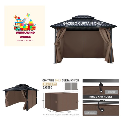 Tende ricambio per gazebo 4 - tende,