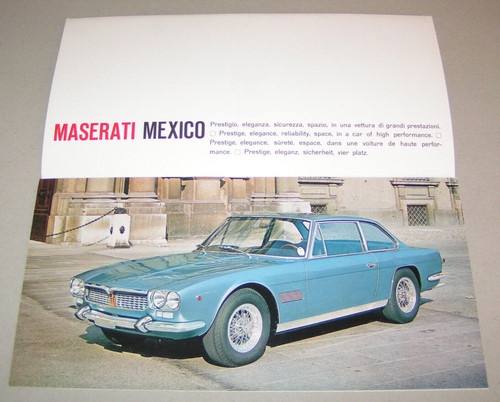 Depliant brochure maserati - /,