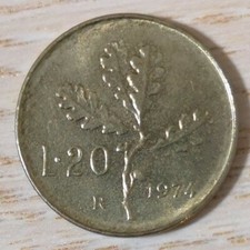 MONETA REPUBBLICA ITALIANA 20