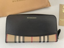 Portafoglio Burberry Horseferry Check Wallet nuovo originale