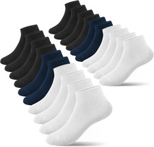 10 Paia Calzini Bambino Bambina Estivi in Cotone Calze Corte Ragazze Ragazzo Cal