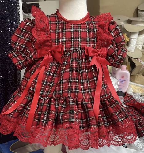 Vestito spagnolo tartan - vestito,