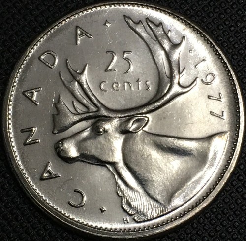 Quarter coin 1977 canada - coin,