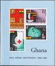 Ghana 1963 Croce Rossa Medico Infermiere Sanitario Bambini m/s MNH