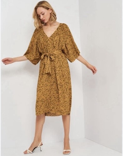 Abito donna zara giallo senape - zara,