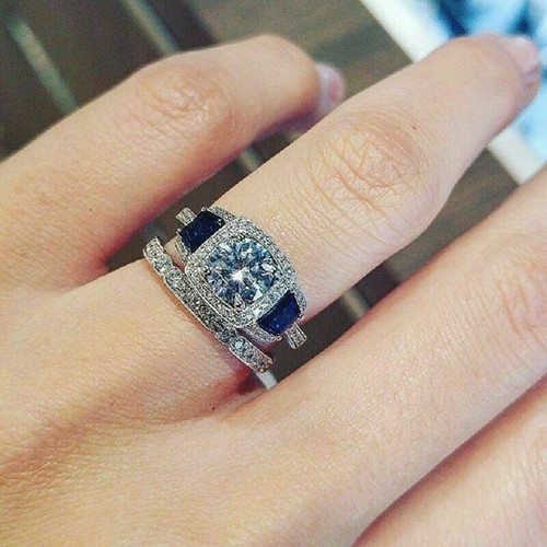 Anello sposa aureola - in, oro