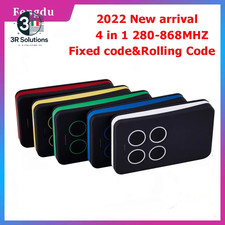 Telecomando Universale Cancello Rolling Code E Fisso Multifrequenza 280-868MHZ 4