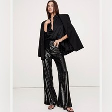 Stivali alti Banana Republic taglio paillettes pantaloni pantaloni pantaloni nuovi festa Natale