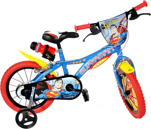Bici superman blu rossa - bici,