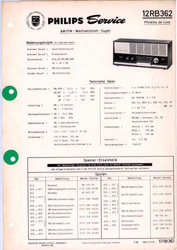 Philips manuale servizio - di,