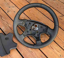 NEW LEATHER STEERING WHEEL for