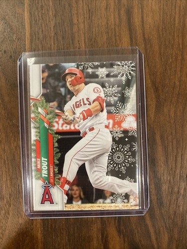 2020 topps holiday - 2020, trout