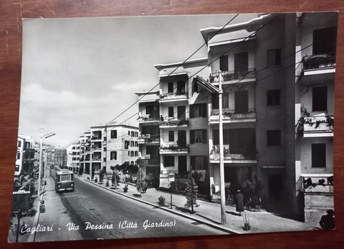 11683 cartolina cagliari via - cartolina,