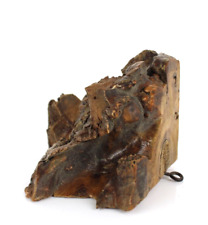 Angoliera da Parete Porta Candela per Soprammobile in Legno Vintage D'epoca