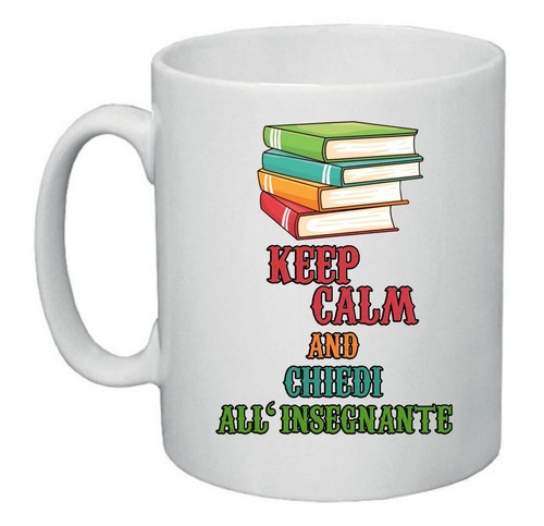 Tazza 8x10 scritta keep calm - tazza,