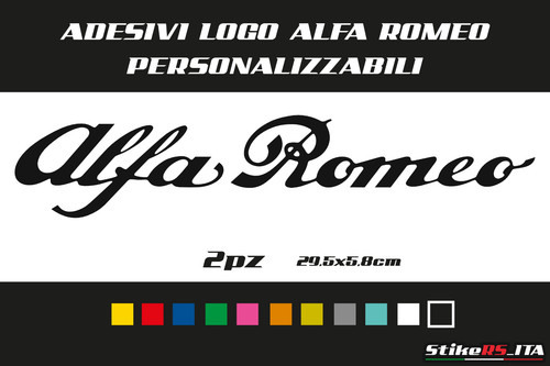 Adesivo personalizzato alfa - adesivo,