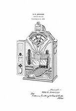 Stampa brevetto USA Jennings Little Duke slot machine documento anni 30