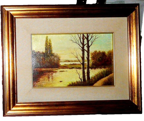 Quadro dipinto paesaggio r - ,