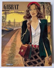 Dédicace GIBRAT COULEUR VOL DU CORBEAU COFFRET CANAL BD T1 +2 TTBE/NEUF