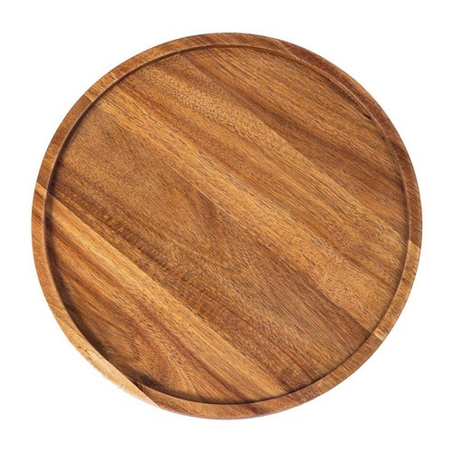 Vassoio rotondo legno - vassoio,