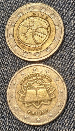 Euro eire monete da - 2,