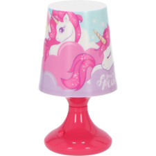 LUCE LAMPADA UNICORNO COMODINO A BATTERIE CONFEZIONE REGALO - KL11488