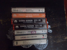 cassette audio lotto di 7  - Renato Zero  PFM Gianna Nannini Alice Love me Licia